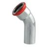 Gentech - Steel szénacél press könyök 45° 1 tokos